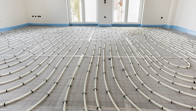 Underground heating pipe