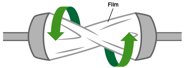 Relationship between flexural time vs oxygen transmission rate