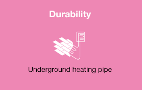 Durability/Underground heating pipe