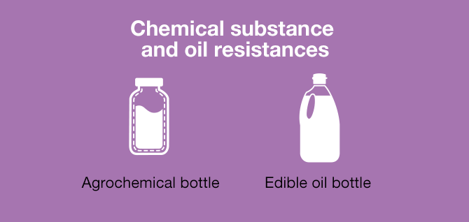 Chemical substance and oil resistances/agrochemical bottle, edible oil bottle