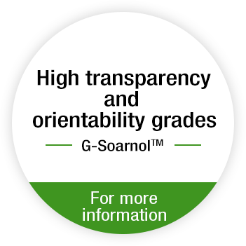 High transparency and orientability grades G-Soarnol™T