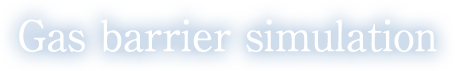 Gas Barrier Simulation